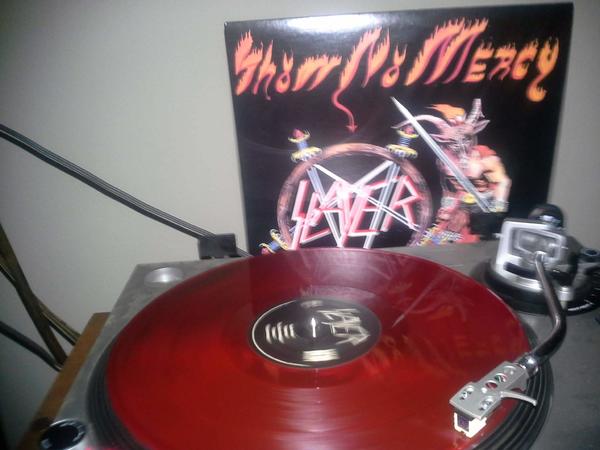 SLAYER blood red vinyl