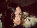 me and my puppy Cinnamon ^-^